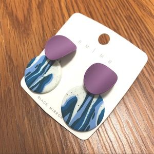 Polymer clay earrings